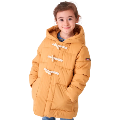 ABRIGO PUFFY JUNIOR BATELA IMPERMEABLE HM