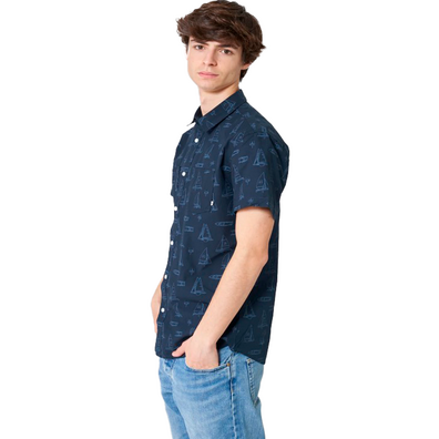 CAMISA  BATELA HOMBRE MANGA CORTA SAI/M