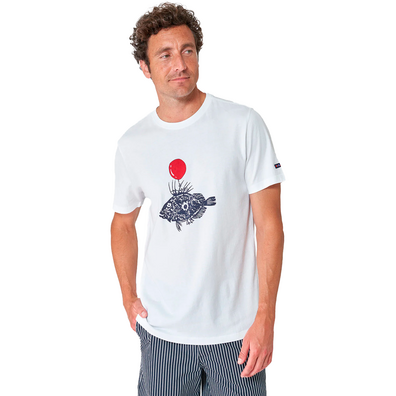 CAMISETA BATELA HOMBRE PEZ GLOBO BL