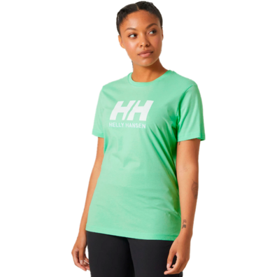 CAMISETA MUJER LOGO HH verde