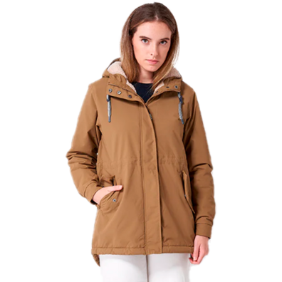 CAZADORA IMPERMEABLE MUJER BATELA Tostado