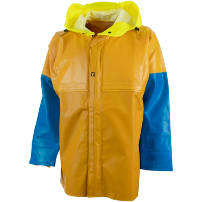 CHAQUETA ISOMAX ABIERTA GUY COTTEN AMARILLO/AZUL TALLA XXL