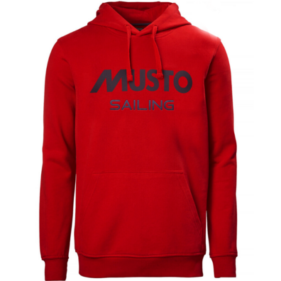 SUDADERA MUSTO HOMBRE CAPUCHA BASICA Rojo