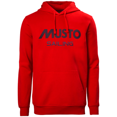 SUDADERA MUSTO HOMBRE CAPUCHA BASICA Rojo