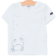 CAMISETA BATELA BEBE LISA CANGREJO Blanco