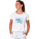 CAMISETA BATELA MUJER LISA "SEA, SUN, SALT" Blanco