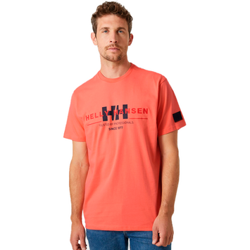 CAMISETA HH HOMBRE GRAPHIC RWB melocotón