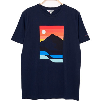 CAMISETA BATELA HOMBRE TIERRA Y MAR Marino