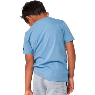 CAMISETA BATELA NIÑO CON BOLSILLO TIBURON Azul