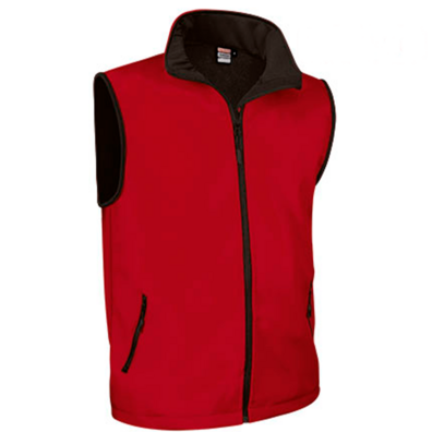 CHALECO TUNDRA SOFTSHELL VALENTO Rojo