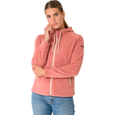 CHAQUETA BATELA MUJER POLAR CON CAPUCHA LM