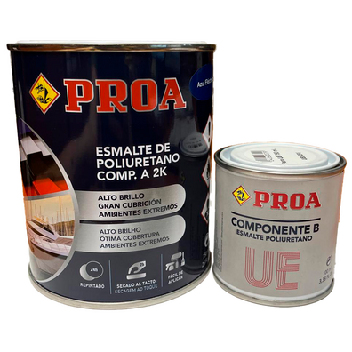 ESMALTE POLIURETANO 2 COMPONENTES (750+150 ML) PROA Bermellon 870