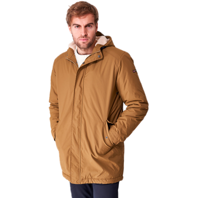 IMPERMEABLE BATELA HOMBRE CON FORRO SHERPA Tostado