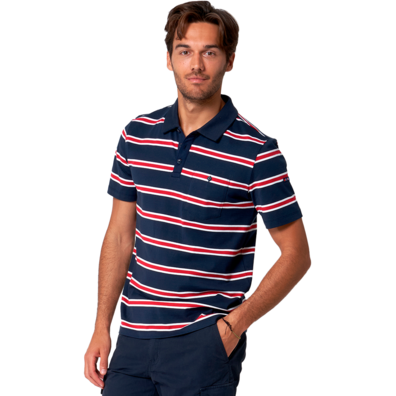 POLO BATELA HOMBRE NAVY CON BOLSILLO Marino&blanco;&rojo;