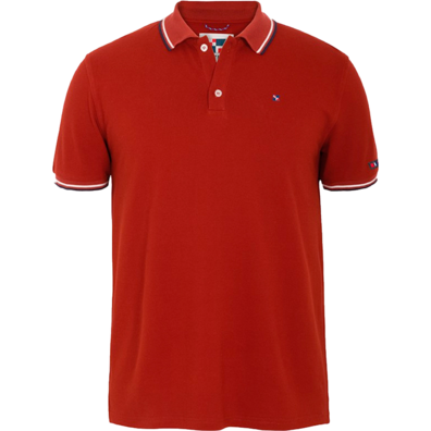 POLO HOMBRE BATELA NAVY MANGA CORTA Naranja