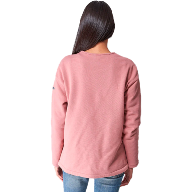 SUDADERA BATELA MUJER BOTONES LATERALES Rosa Palo