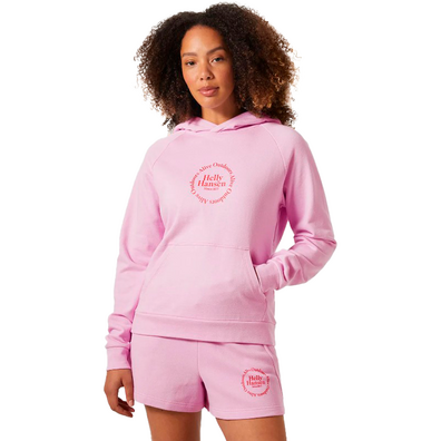 SUDADERA HH MUJER CORE GRAPHIC CON CAPUCHA 052