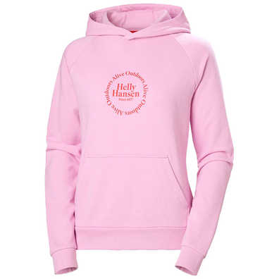 SUDADERA HH MUJER CORE GRAPHIC CON CAPUCHA 052