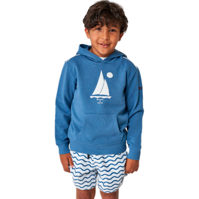 SUDADERA JUNIOR BATELA VELEROS Azul