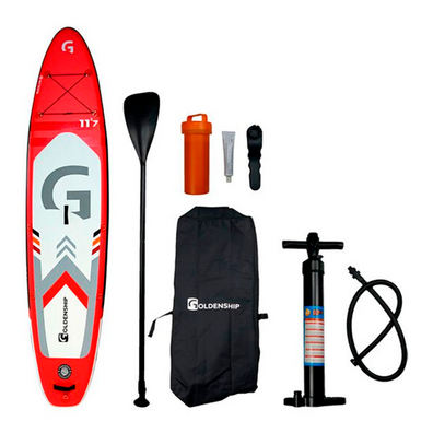 TABLA PADDLE SURF BCA/NEGRA/ROJA GOLDENSHIP