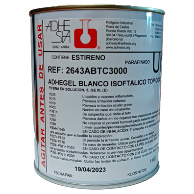 TOP COAT BLANCO 2643 ABTC 3000 ISOFTALICO 1 LT